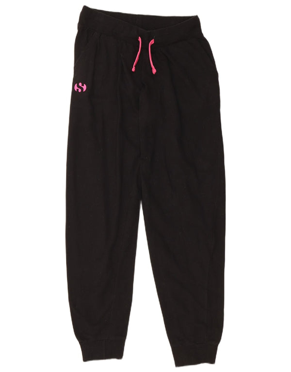 Superga Womens Tracksuit Trousers Joggers UK 10 Small  Black