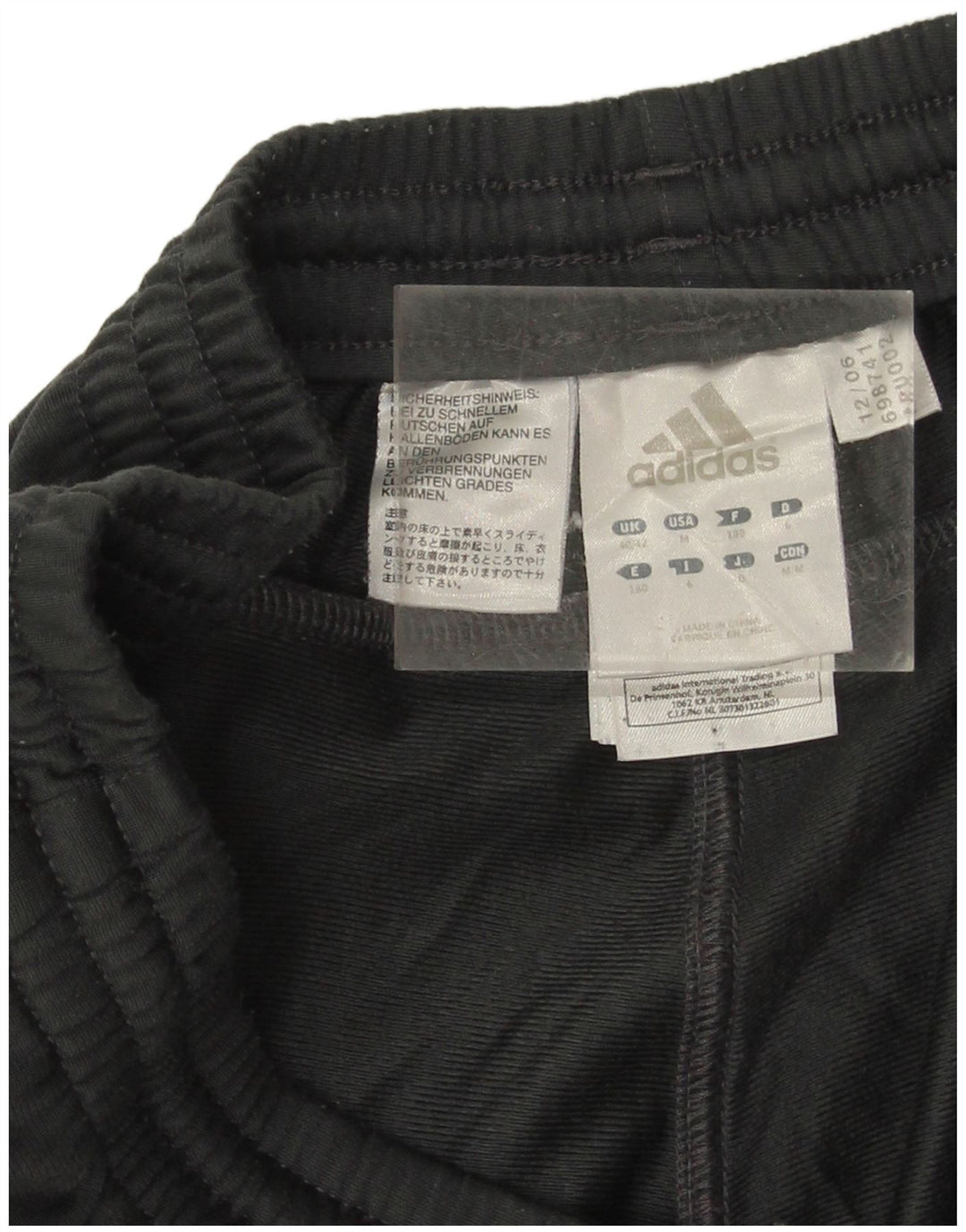 Adidas Mens Tracksuit Trousers UK 40/42 Medium  Grey Colourblock Polyester