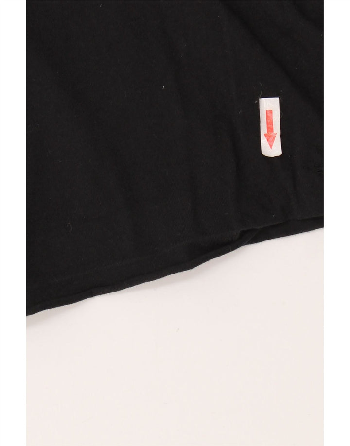 NIKE Boys Graphic T-Shirt Top 10-11 Years Medium Black Cotton