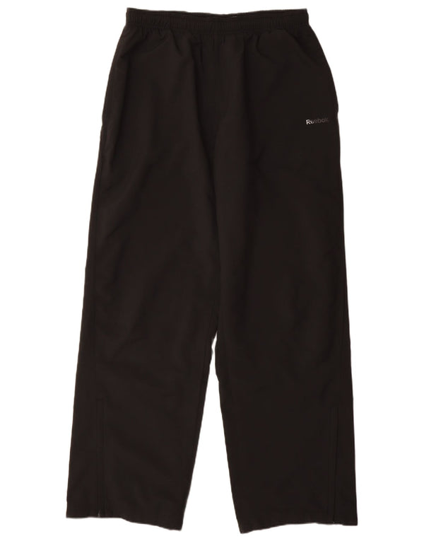 REEBOK Mens Tracksuit Trousers Medium  Black Polyester