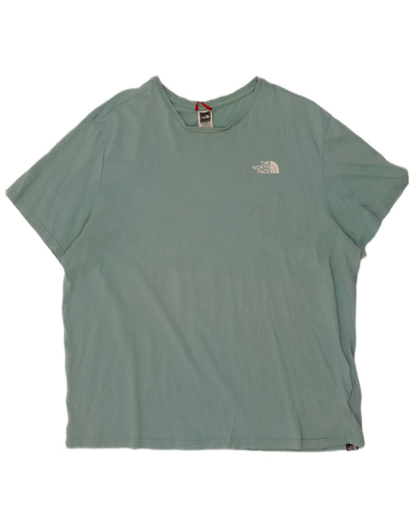 The North Face Mens Graphic T-Shirt Top 2XL Blue Cotton