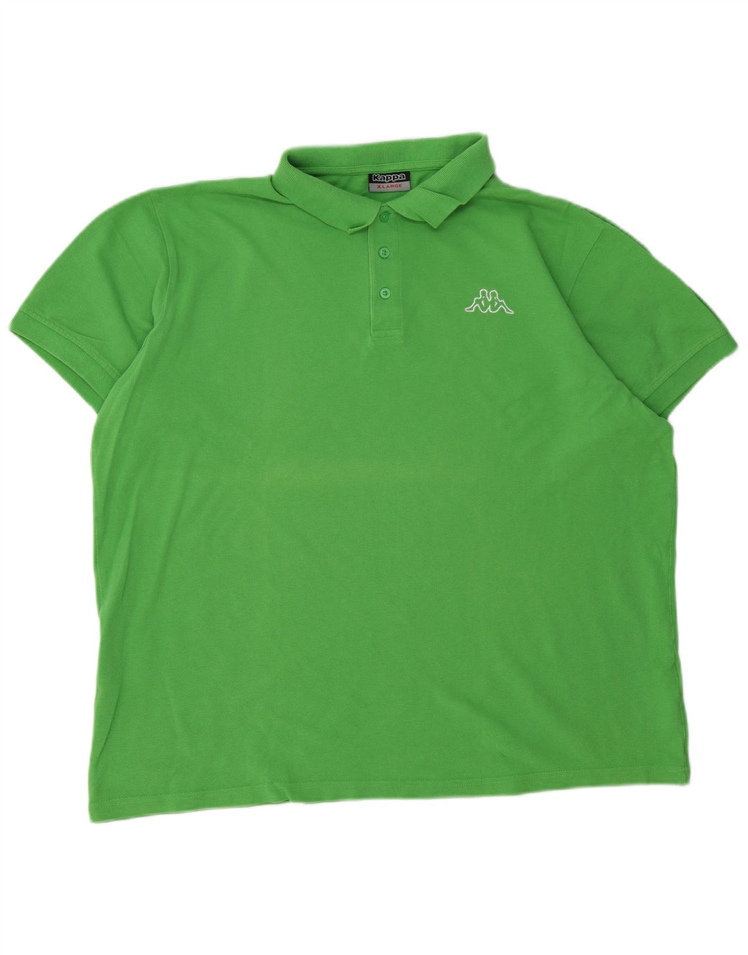 KAPPA Mens Polo Shirt XL Green Cotton