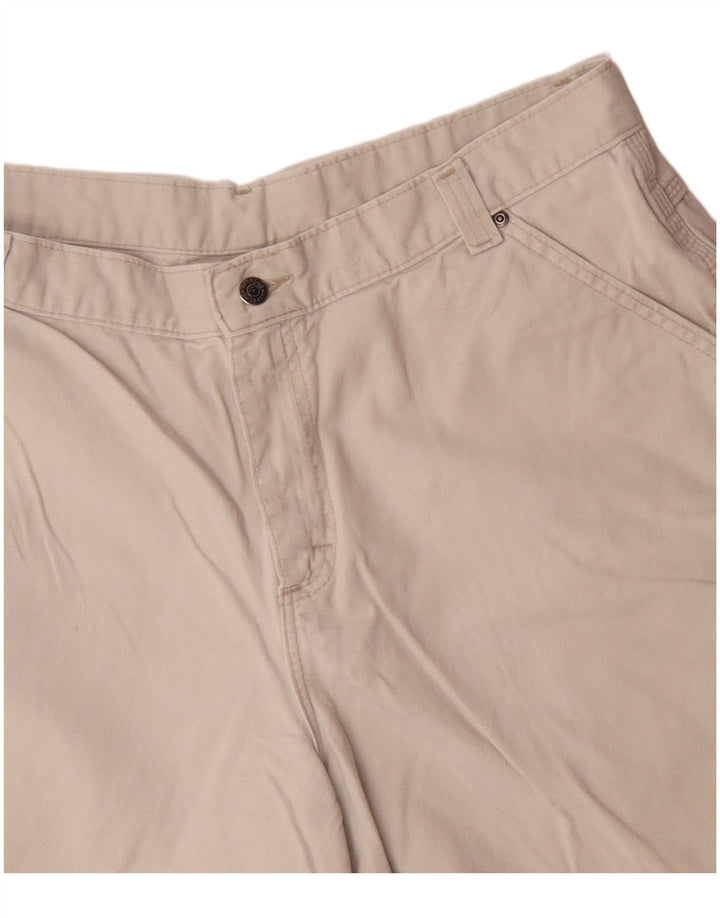 LEE Womens Chino Shorts W36 XL Beige