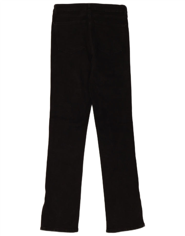 Zara Womens Straight Jeans EU 40 Medium W30 L32 Black Cotton