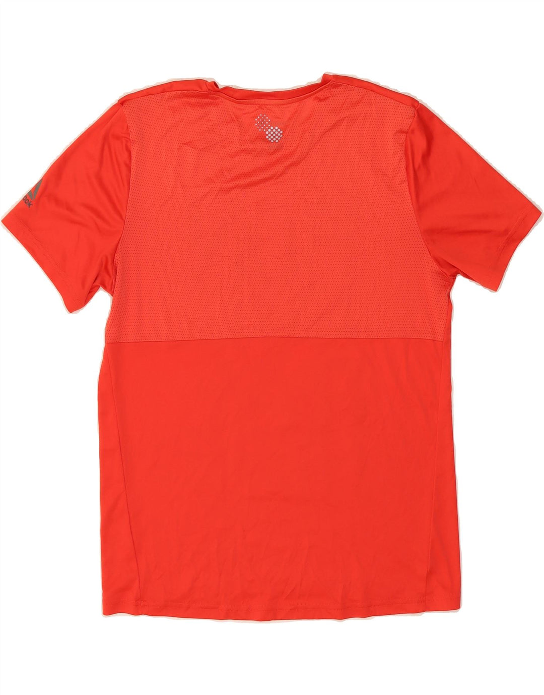 REEBOK Mens Graphic T-Shirt Top Medium Red Polyester Vintage Reebok and Second-Hand Reebok from Messina Hembry 