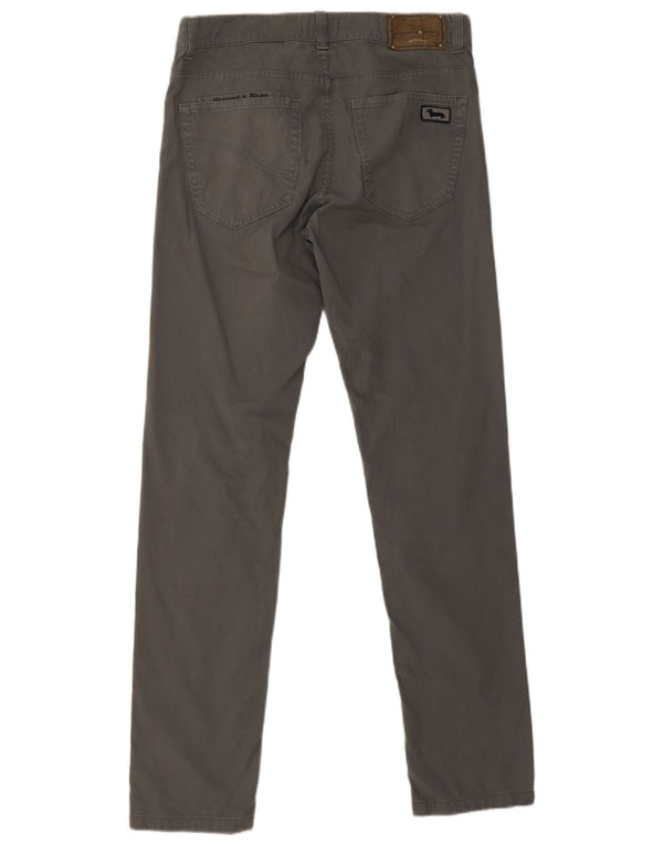 Harmont & Blaine Mens Slim Chino Trousers IT 48 Medium W32 L32 Grey Cotton