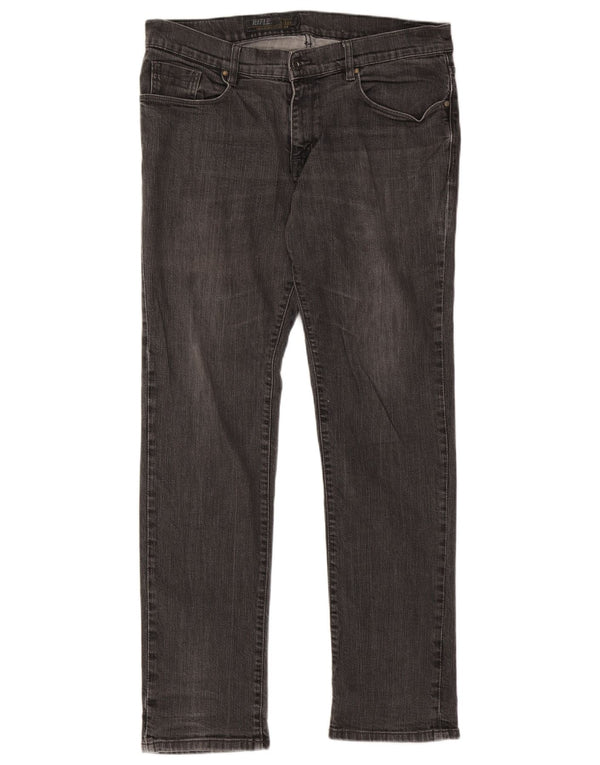 Rifle Mens Slim Jeans IT 52 XL W38 L33 Grey Cotton
