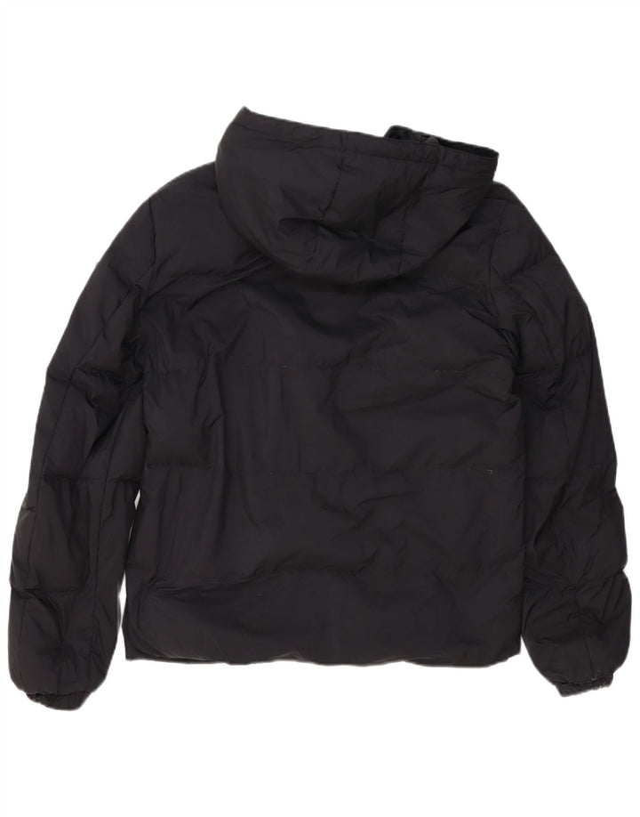 CALVIN KLEIN JEANS Mens Hooded Padded Jacket UK 34 XS Black Polyester