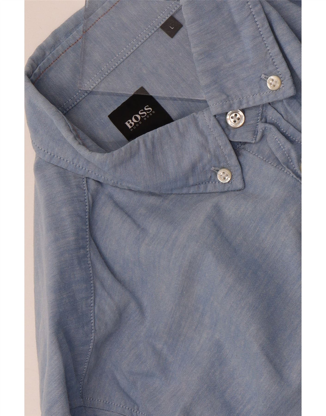 HUGO BOSS Mens Shirt Large Blue