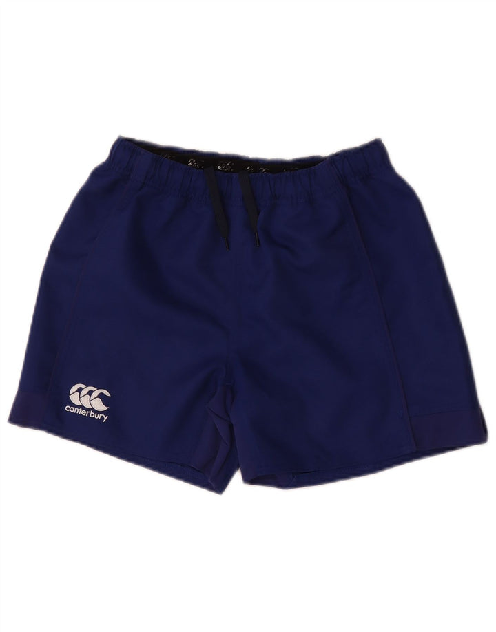 Canterbury Boys Sport Shorts 13-14 Years Navy Blue Polyester
