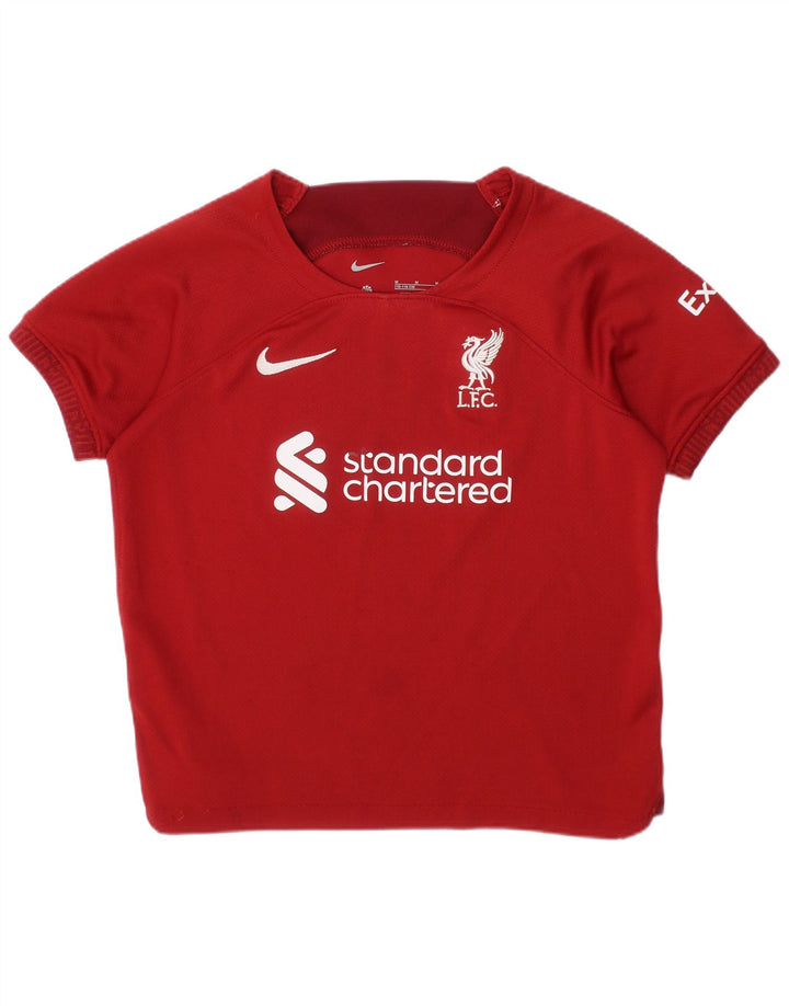 Nike Boys Liverpool Graphic T-Shirt Top 5-6 Years Red