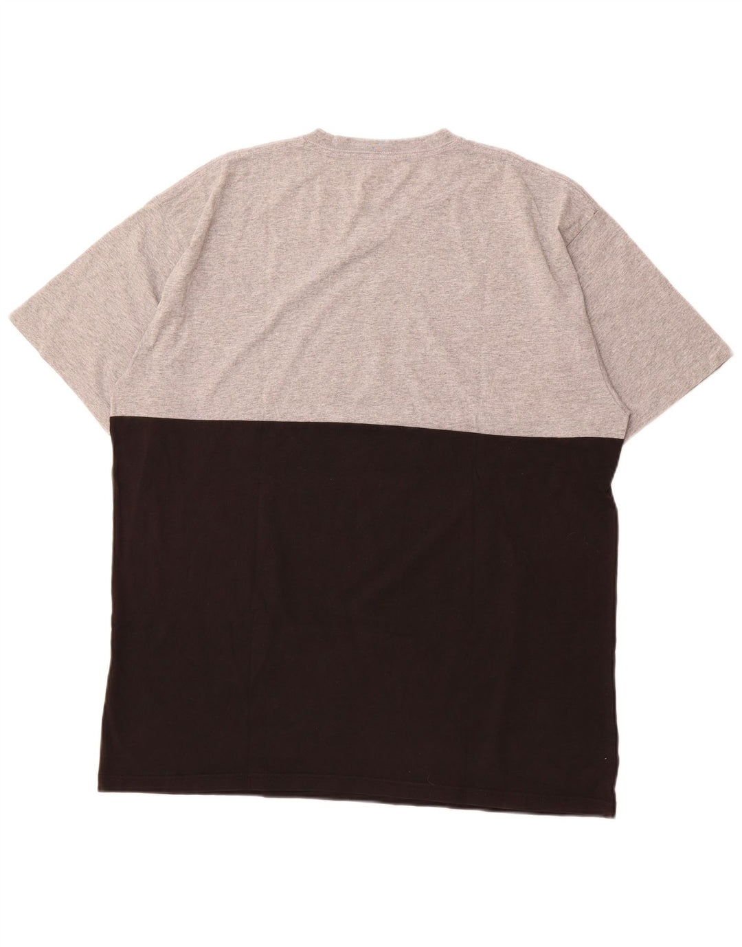 VANS Mens Classic Fit T-Shirt Top XL Black Colourblock Cotton