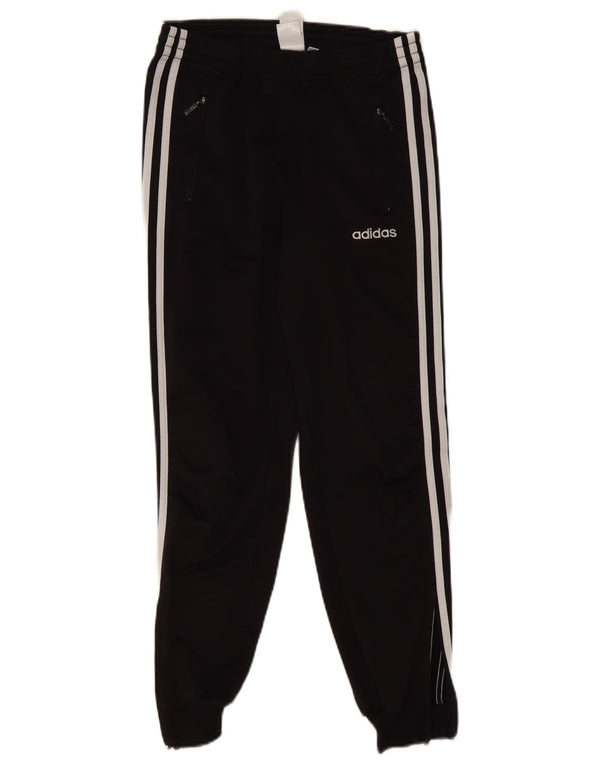 ADIDAS Womens Tracksuit Trousers Joggers UK 14 Medium  Black