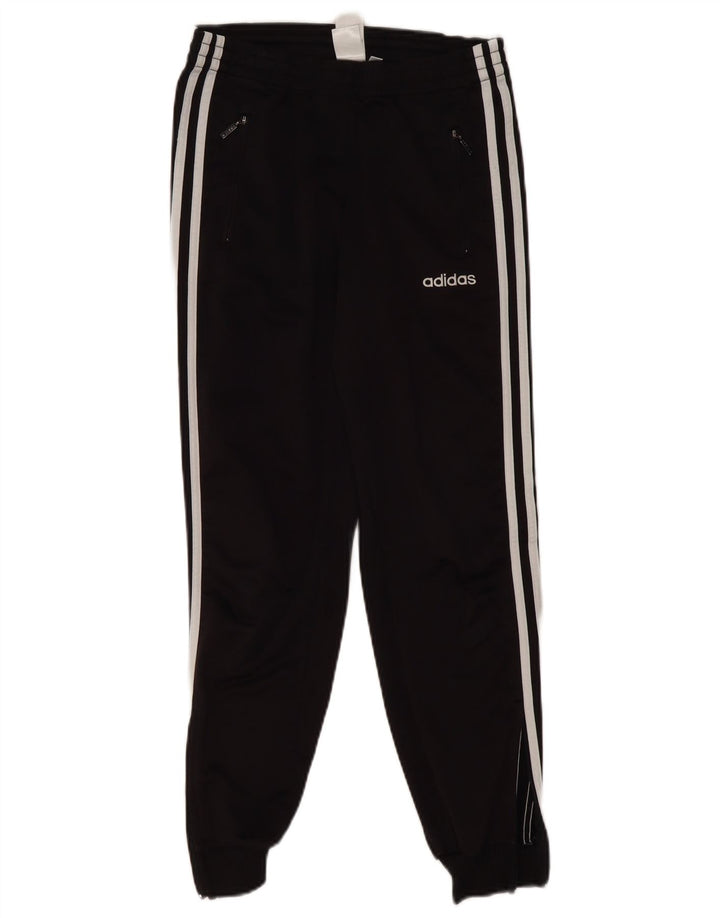 ADIDAS Womens Tracksuit Trousers Joggers UK 14 Medium  Black
