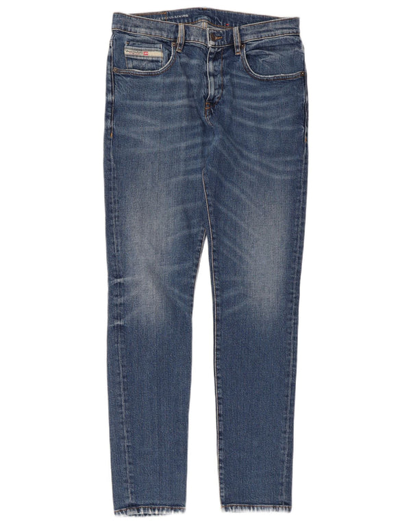 Diesel Womens Slim Jeans W32 L30 Blue Cotton