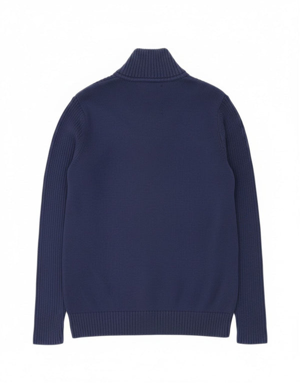 Calvin Klein Jeans Mens Cardigan Sweater 3XL Navy Blue Cotton