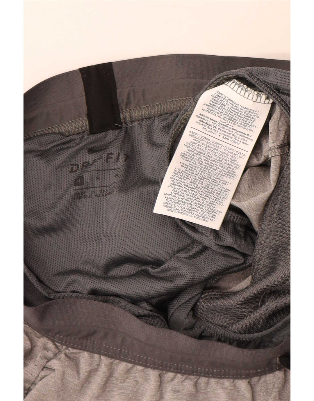 Nike Mens Dri Fit Sport Shorts Medium  Grey Polyester