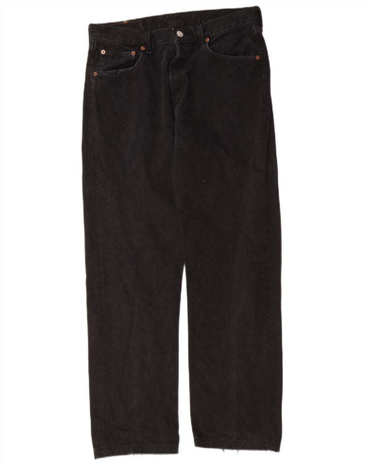 Levi's Womens 501 W32 L29 Black Cotton