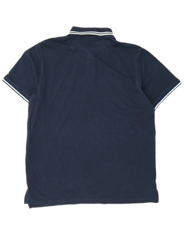 Pierre Cardin Mens Regular Fit Polo Shirt XL Navy Blue Cotton