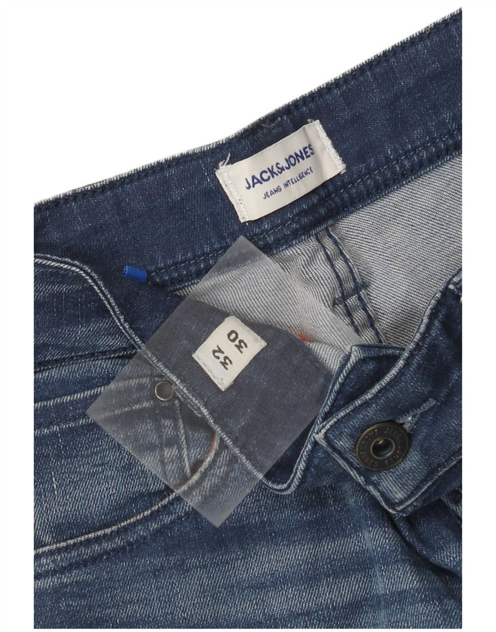 JACK & JONES Mens Tim Straight Jeans W32 L30  Blue