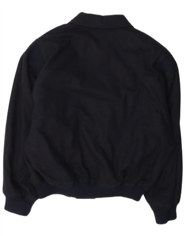 Pierre Cardin Mens Bomber Jacket UK 42 XL Navy Blue