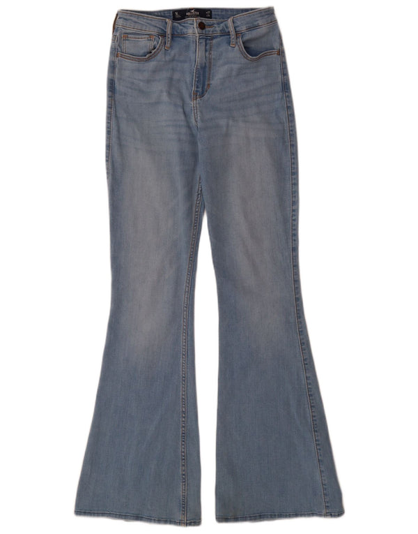 Hollister Womens Flared Jeans W27 L34 Blue Cotton