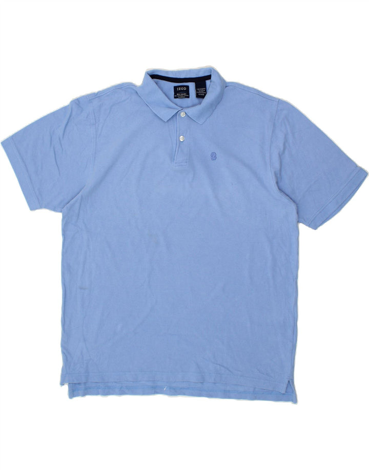 IZOD Mens Polo Shirt XL Blue Cotton Vintage Izod and Second-Hand Izod from Messina Hembry 