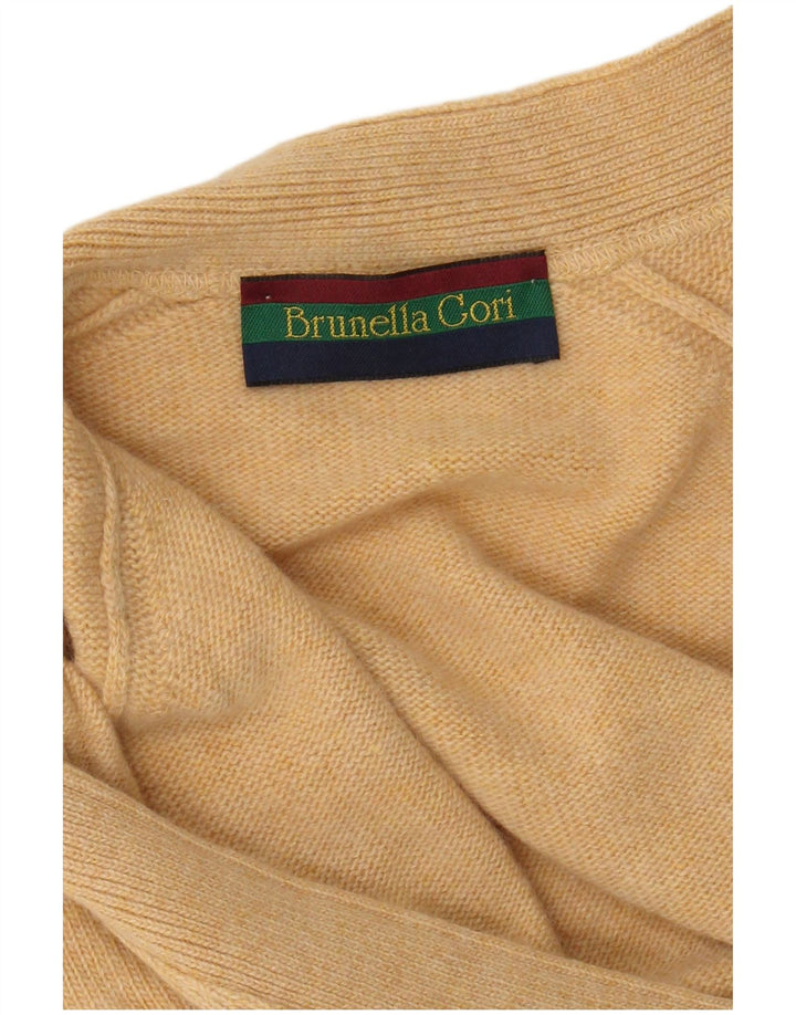 BRUNELLA GORI Womens Cardigan Sweater UK 14 Large Beige
