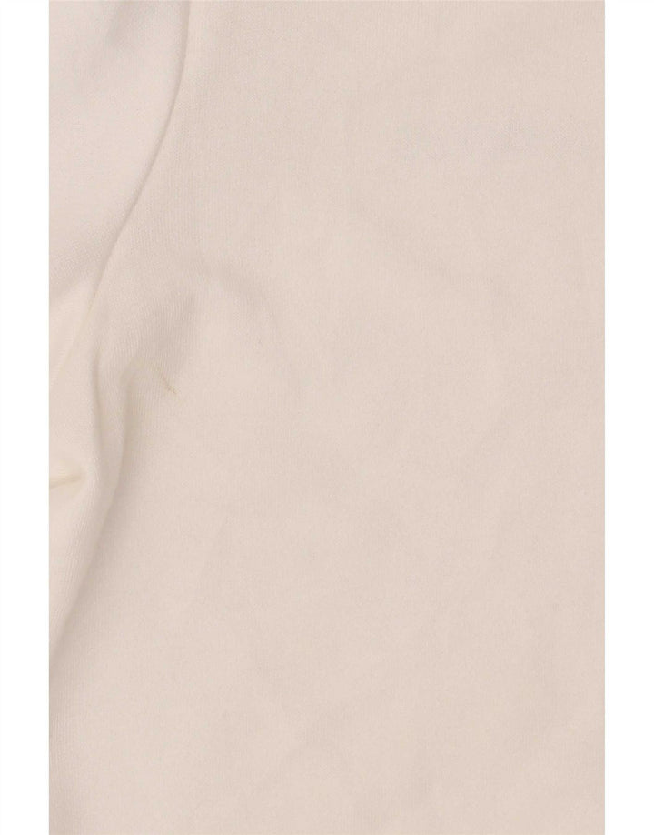 Adidas Womens Climalite Sweatshirt Jumper UK 12/14 Medium White Polyester