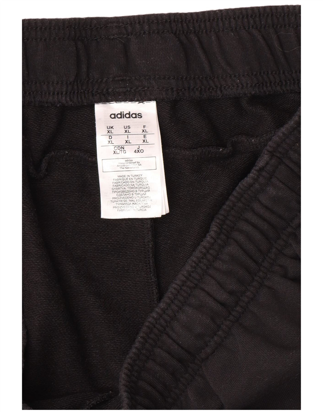 ADIDAS Mens Sport Shorts XL  Black Cotton