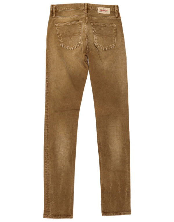 Ralph Lauren Womens Thompson Slim Jeans W25 L33 Brown Cotton