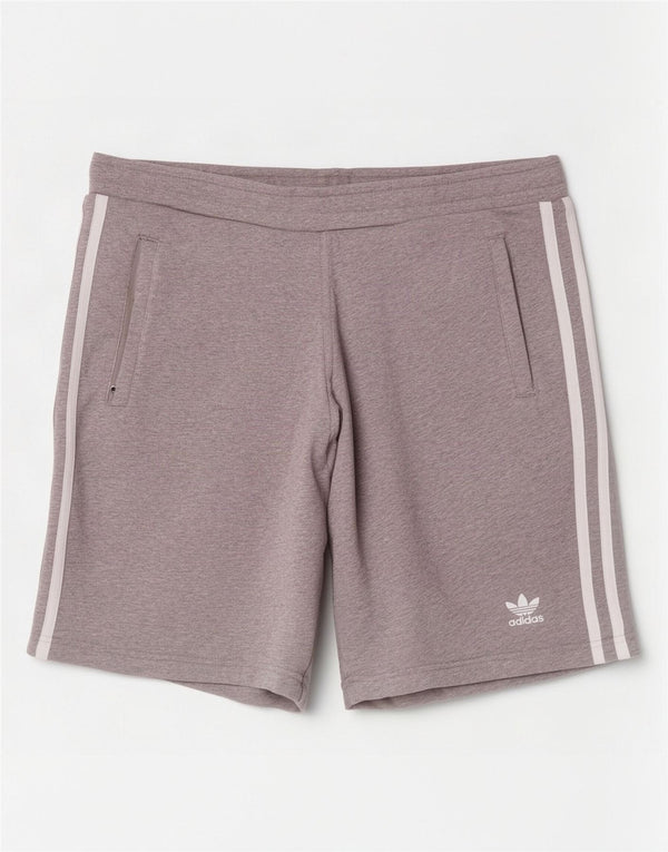 Adidas Mens Sport Shorts Medium Grey Cotton