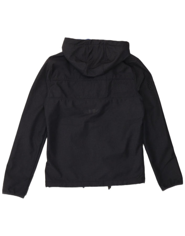 Superdry Mens Windtrekker Graphic Windbreaker Jacket UK 38 Medium Grey