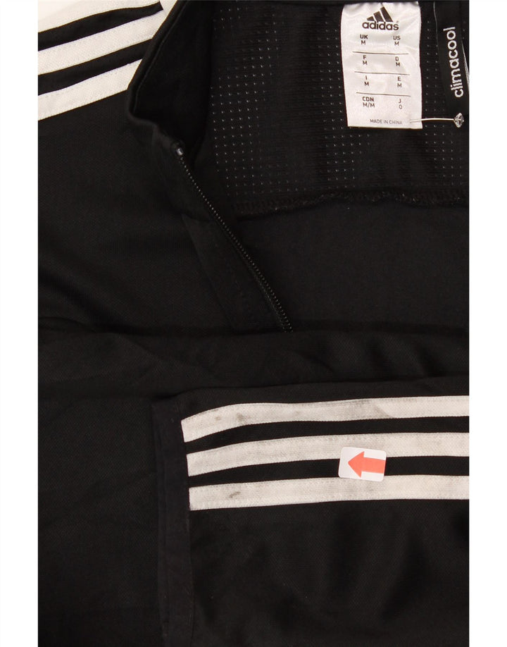 ADIDAS Mens Climacool Tracksuit Top Jacket Medium Black Polyester Vintage Adidas and Second-Hand Adidas from Messina Hembry 