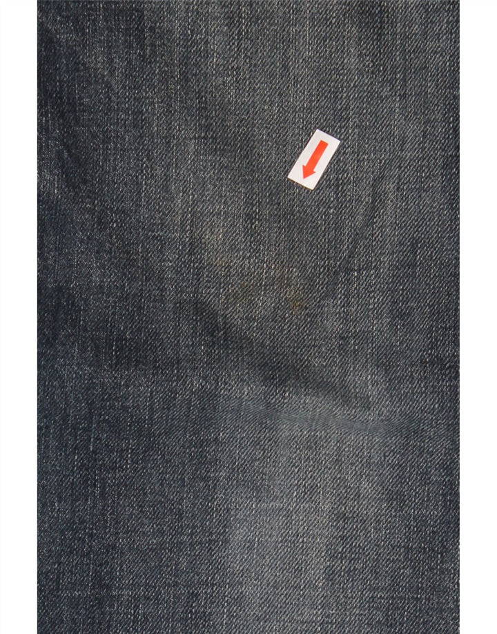 Calvin Klein Mens Straight Jeans W32 L32 Navy Blue Cotton