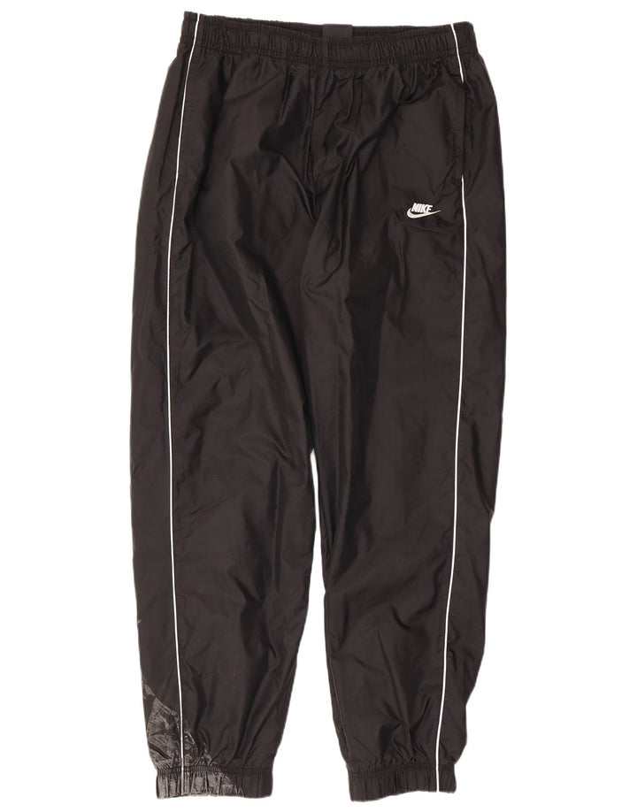 NIKE Mens Tracksuit Trousers Joggers XL  Black Nylon
