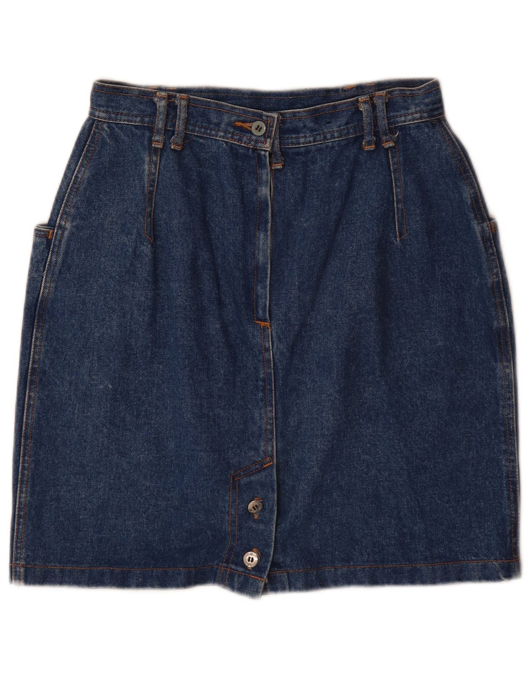 French Connection Womens Denim Skirt W26 Small Blue