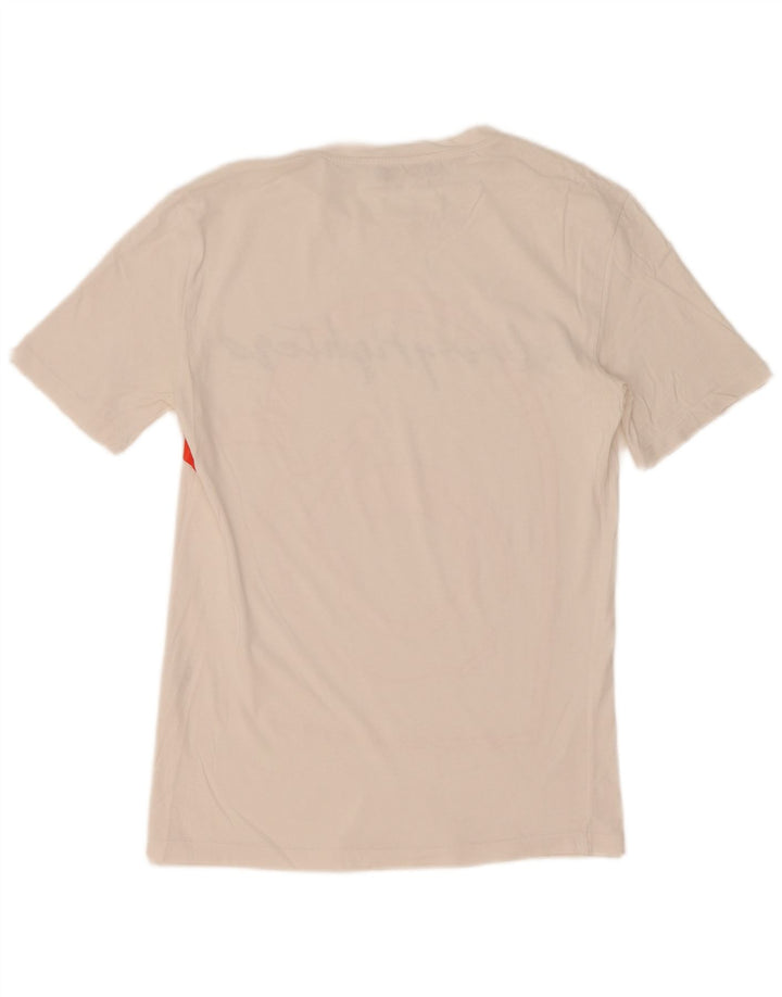 Trussardi Mens Graphic T-Shirt Top 2XS White
