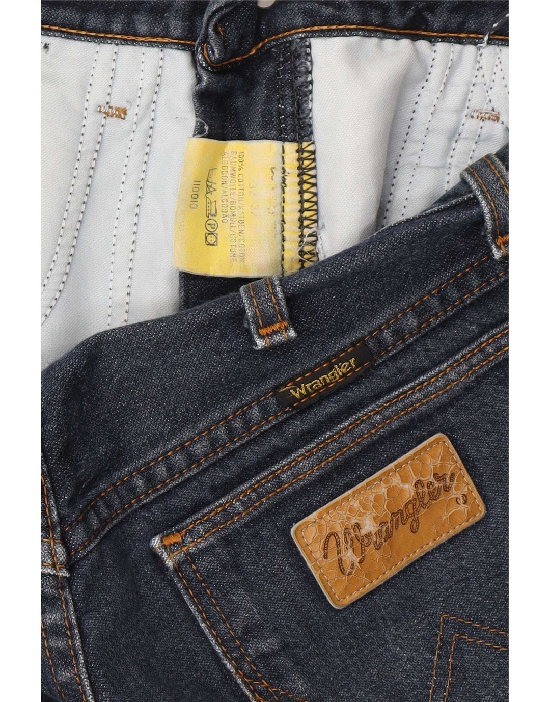 Wrangler Womens Bootcut Jeans W32 L32 Blue Cotton