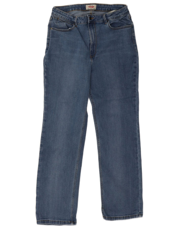 Wrangler Mens Straight Jeans  W32 L30 Blue Cotton