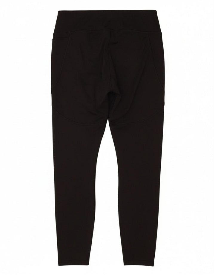 PUMA Womens Leggings UK 14 Large  Black Polyester