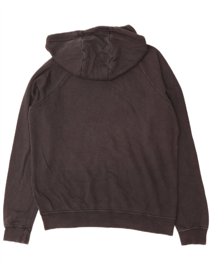 NIKE Mens Hoodie Jumper Medium Black Cotton