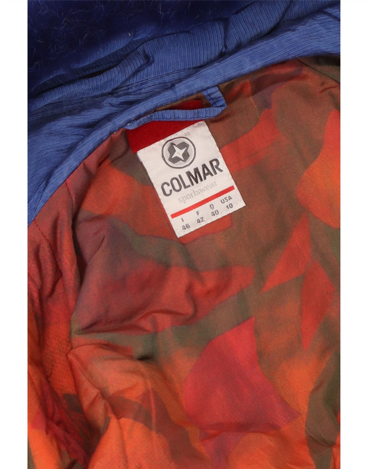 Colmar Womens Ski Jumpsuit IT 46 Large  Blue Geometric