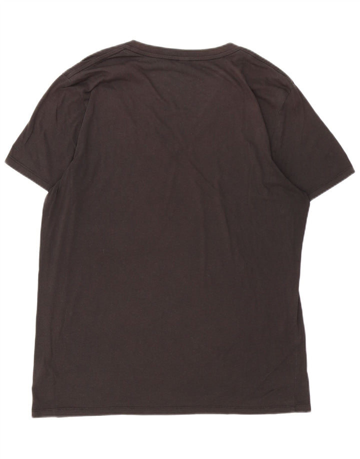 G-STAR Mens T-Shirt Top Large Black Cotton
