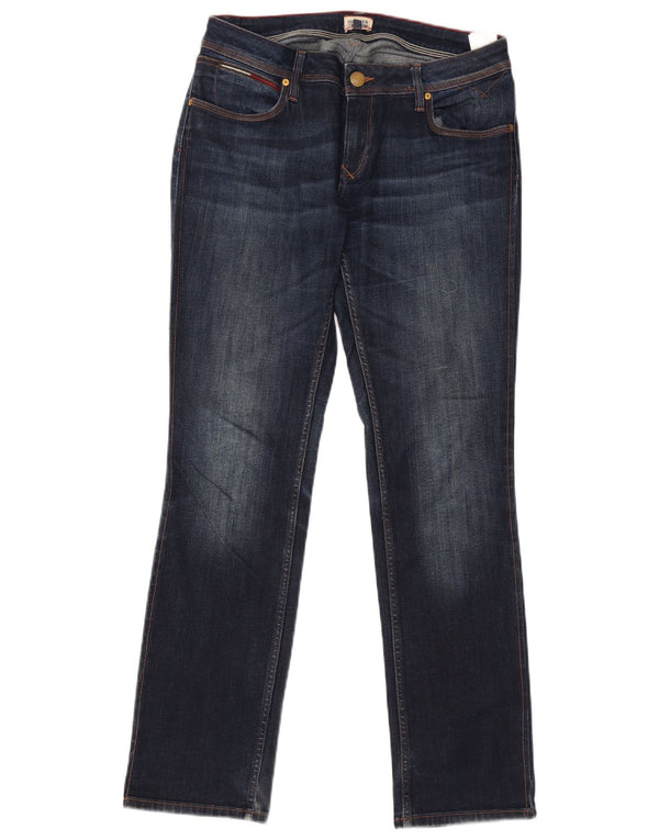 Tommy Hilfiger Womens Straight Jeans W32 L32 Navy Blue Cotton