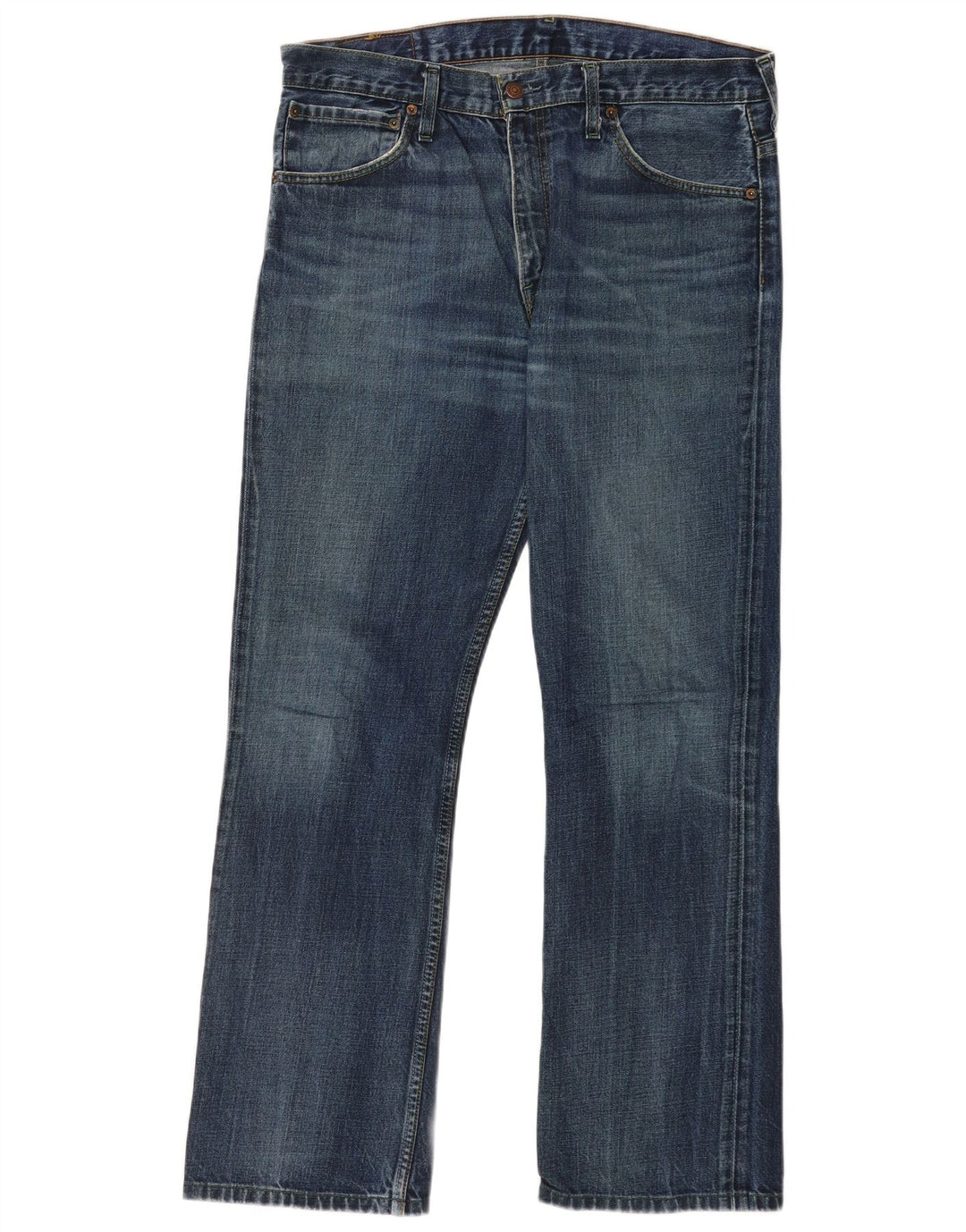 Levi's Mens 507 Bootcut Jeans W34 L34 Blue Cotton