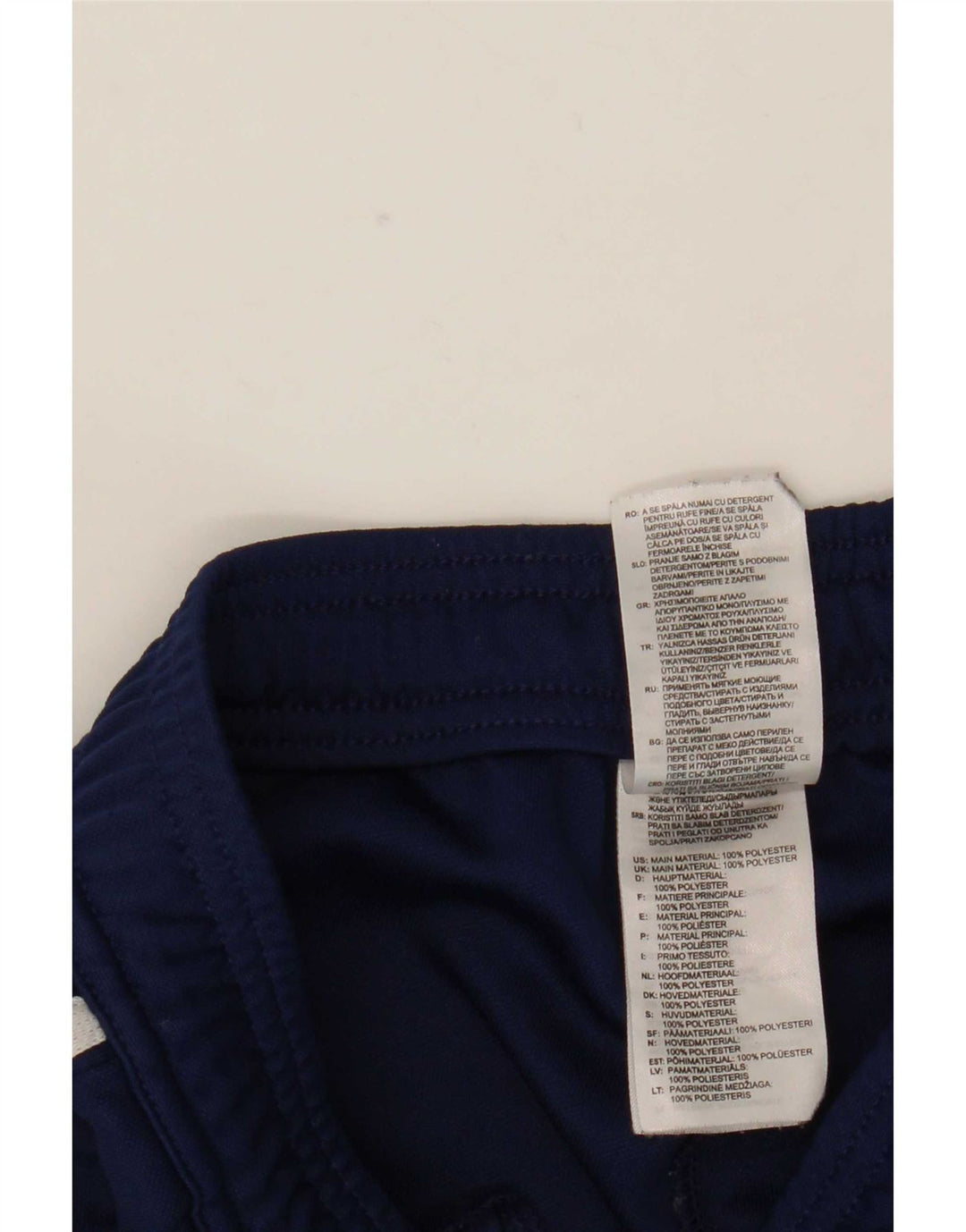 Adidas Boys Climacool Tracksuit Trousers 9-10 Years Navy Blue Polyester