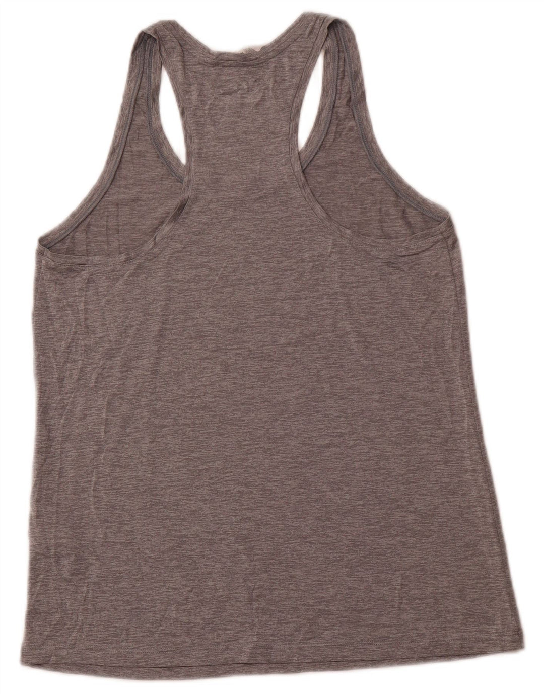 UNDER ARMOUR Womens Loose Fit Graphic Vest Top UK 12 Medium Grey Polyester