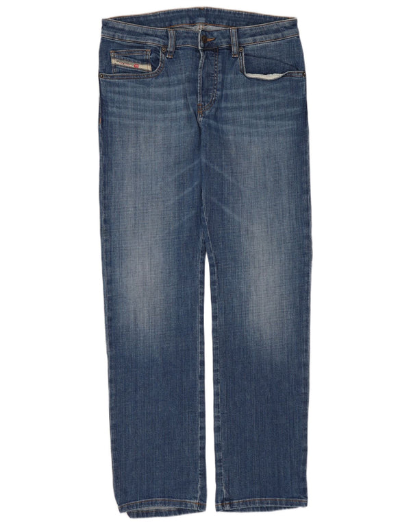 Diesel Mens Capri Jeans W30 L21 Blue Cotton