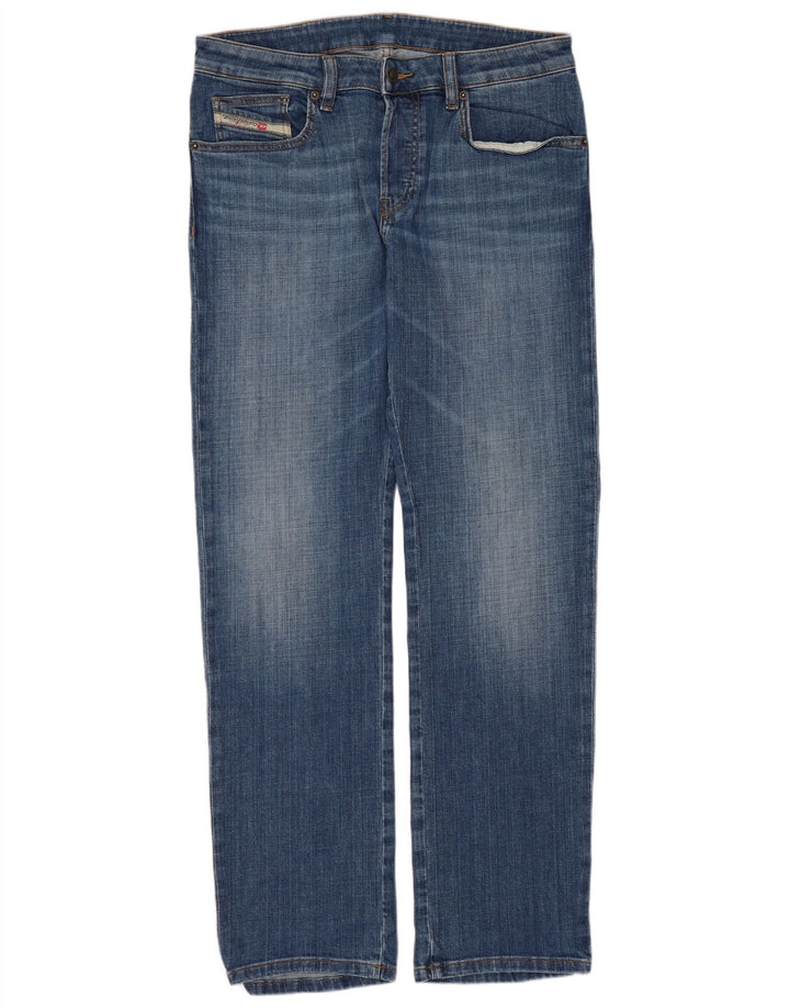 Diesel Mens Capri Jeans W30 L21 Blue Cotton